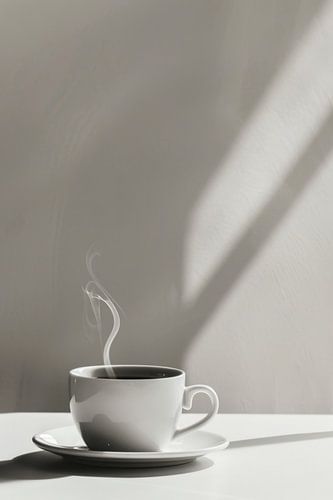 Minimalistisch koffiegenot