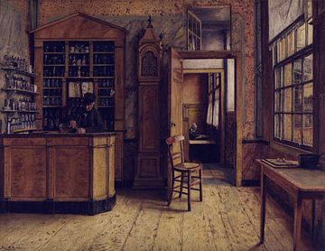 Henri De Braekeleer, The old inn Het Loodshuis in Antwerp, 1877 by Atelier Liesjes