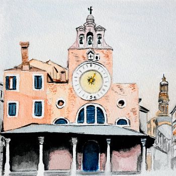 Sundial on Church of San Giacomo di Rialto, Venice