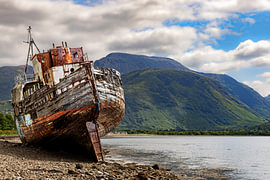 Le vieux bateau de Caol