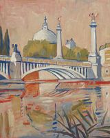 Pont Fragnée und die Kirche St. Vinzenz