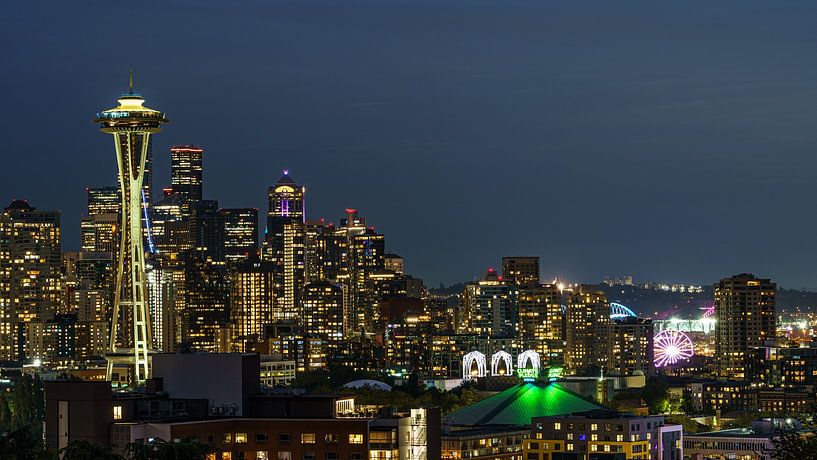 Skyline Seattle. van Jaap van den Berg