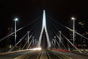 Pont Erasmus le soir sur Menno Schaefer