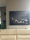 Customer photo: Hunting still life with various animals "Royal Still" by Fine Art Flower - Artist Sander van Laar