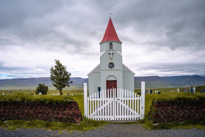 Church in Glaumbaer, Iceland von Thilo Wagner