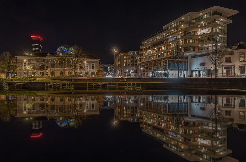 Leeuwarden  at night by Kevin Boelhouwer