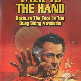 Talk To The Hand by Vintage Covers