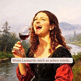 Mona Lisa - Als Leonardo het kon zien! van livingyourway