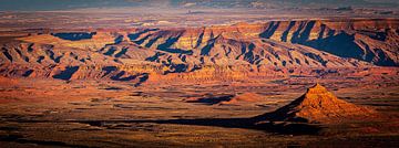 Panorama Vallei van de Goden in Utah van Dieter Walther