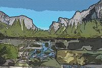 Mountains in the wind