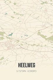 Vintage map of Heelweg (Gelderland) by Prints of Place