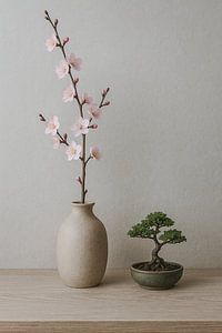 Kirschblüte und Bonsai-Ruhe
