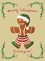 Gingerbread Christmas elf