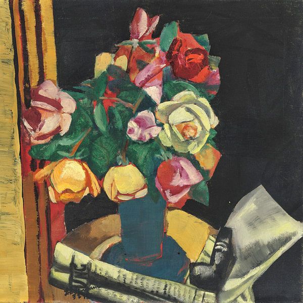 Stilleben mit Rosen, MAX BECKMANN, 1927 von Atelier Liesjes