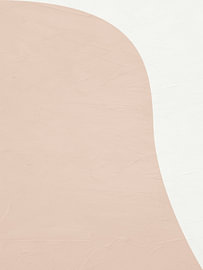 Minimalistische abstrakte Kunst mit geometrischen Formen in Erdtönen von Online Arts