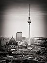 Schwarzweiss-Fotografie: Berlin Skyline von Alexander Voss Miniaturansicht