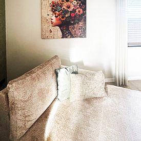 Kundenfoto: Bunte Baummalerei | Ewiger Frühlingszauber von Blickfänger Gemälde, als ArtFrame