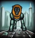Giant King in the City van Lions-Art thumbnail