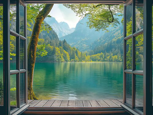 prachtig uitzicht vanuit de kamer