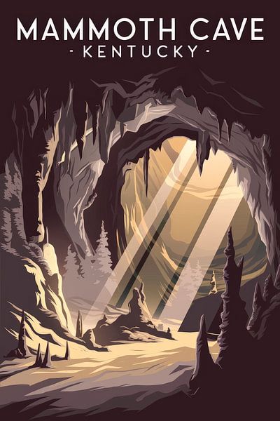 Mammoth Cave, Kentucky von Poster Art Shop