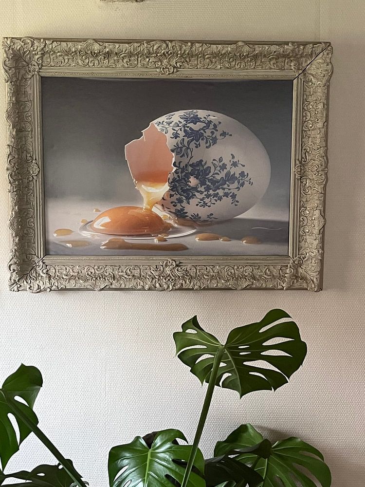 Blaues Delfter Ei  von Studio Ypie 