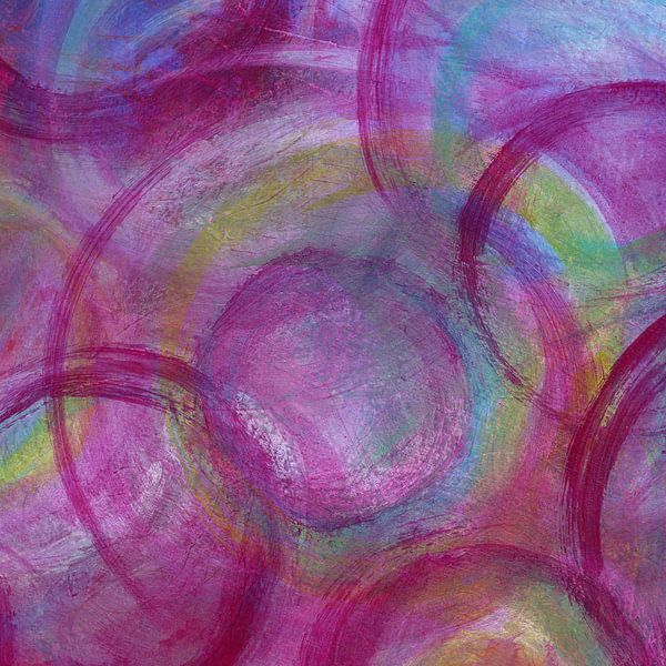 Happy circles deux par Karen Kaspar