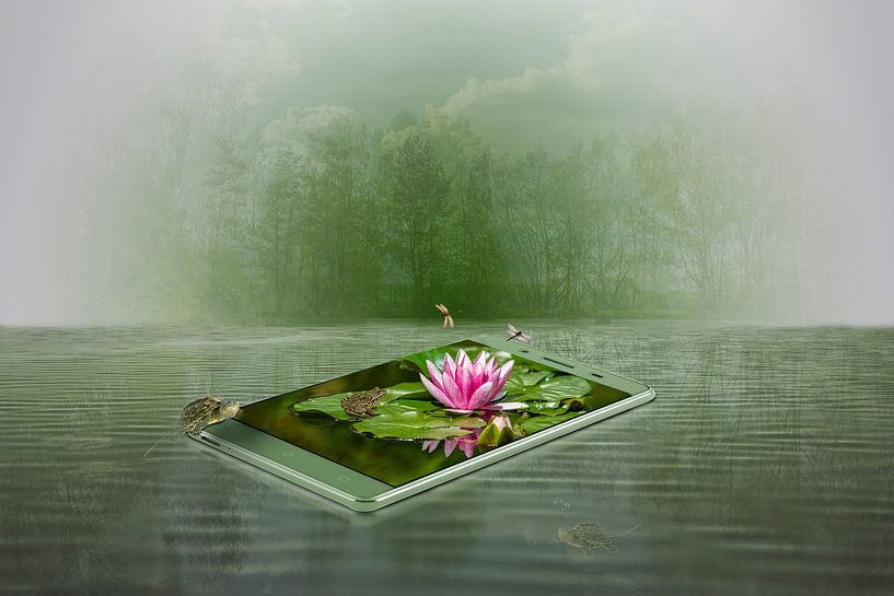 Der stille See - Smartphone Manipulation par Puravida - Photographie et art photographique