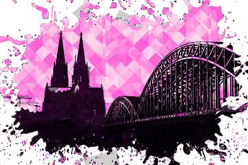 Cologne Pop Art pink by Michael Bartsch