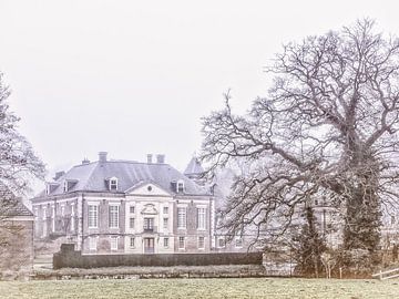 Schloss Diepenheim an einem Wintertag von Ron Poot
