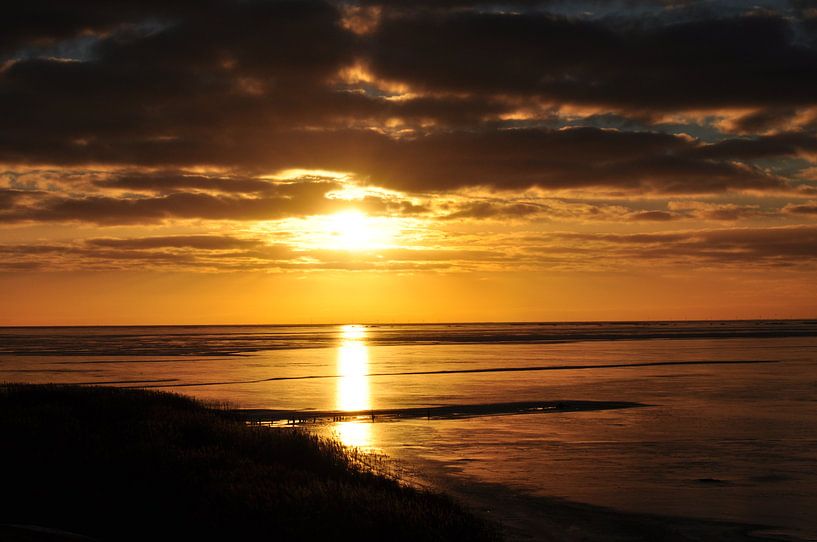 Zonsondergang by Joop Sipkema