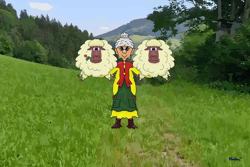 Conventionele veehouderij van HEUBEERE Cartoons