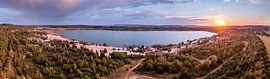 Panorama du lac de Laponie sur Sebastian Petersen