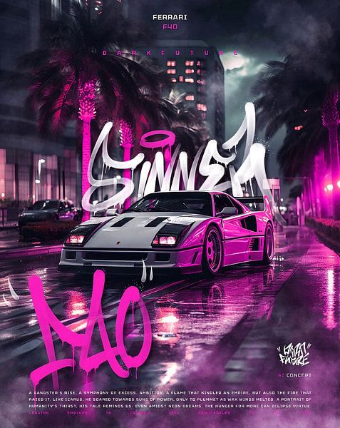 Ferrari F40 van Gapran Art