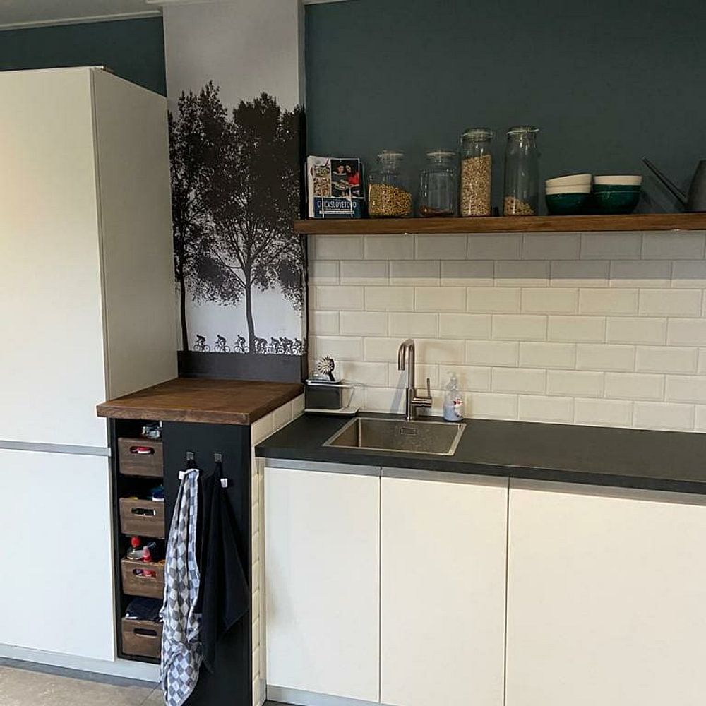 Silhouettes de cyclistes par Leon van Bon