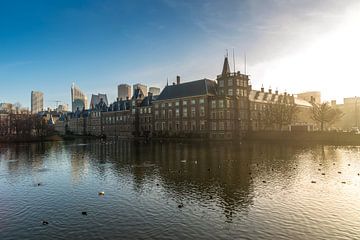Binnenhof en Hofvijver, Den Haag, Nederland. van Ruurd Dankloff
