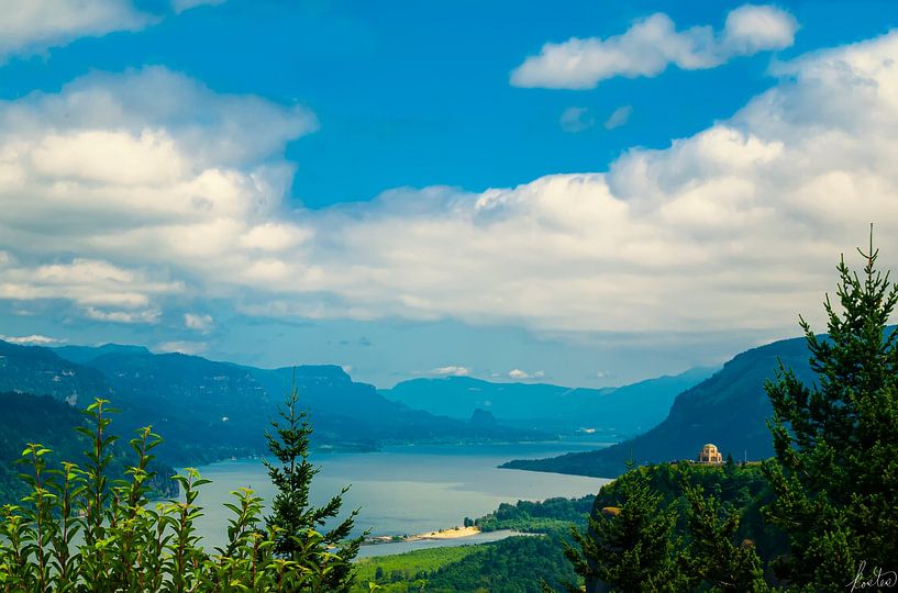 Vista House/Oberhalb der Schlucht von Tom Kostes Photography