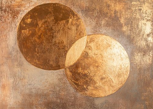 Goldtextur | Goldene Kreise von Moderne Kollektion