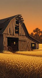 Wo der Tag in goldener Stille endet von Rudi Pratama