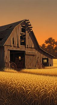 Where the Day Ends in Golden Silence