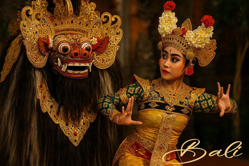barong BALI Tanz von nayyara art