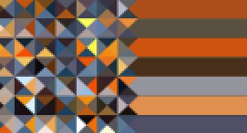Triangle,Mosaic Strips