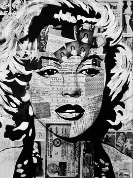 Marilyn Monroe Amazing von Kathleen Artist Fine Art