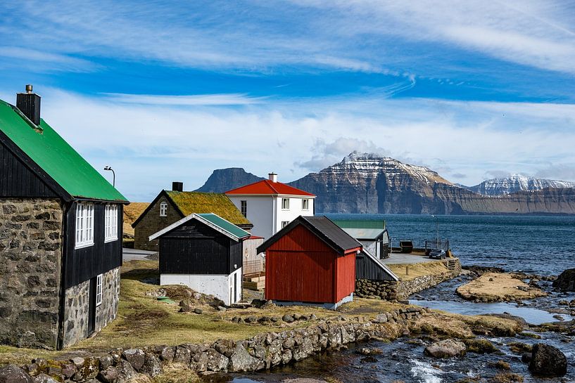 Vissersdorp Gjógv van Jitse de Graaf