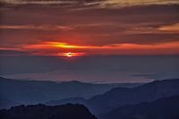 Setting sun