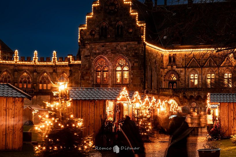 Christmas market in Bad Bentheim by Remco Ditmar