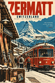 Alpenbahn Zermatt von Dodik Hariyono