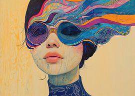 Sunglasses | Modern Portrait by Art Whims