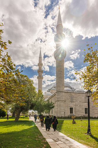 Minarets de la Süleymaniye à contre-jour