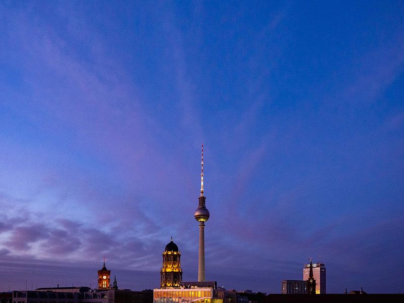 Berlin Fernsehturm-Skyline – 05.02.2020 von Aurica Voss