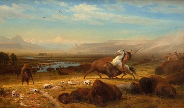 Der letzte Büffel, Albert Bierstadt